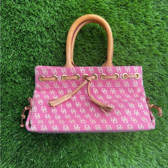 Dooney & Bourke Small Tulip Tassel Tote in Pink - Picture 1 of 12